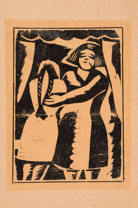 Prostitución, del portafolio 13 grabados en madera [Prostitution, from the portfolio 13 Woodcuts]