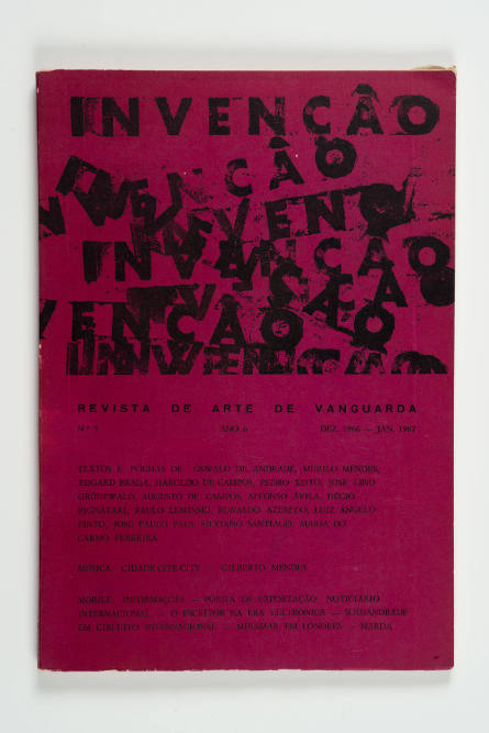 Invenção:  Revista de arte de Vanguardia [Invention: Magazine of Vanguard Art], vol. 6, no. 5.