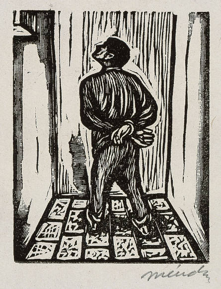 El preso [Prisoner], no. 10 from 25 Prints of Leopoldo Méndez