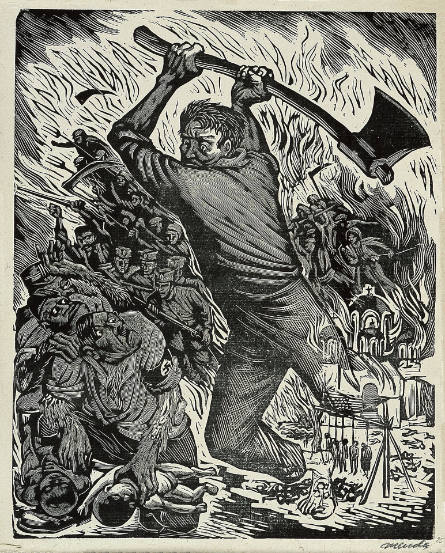 La venganza de los pueblos [The People's Revenge] no. 25 from 25 Prints of Leopoldo Méndez