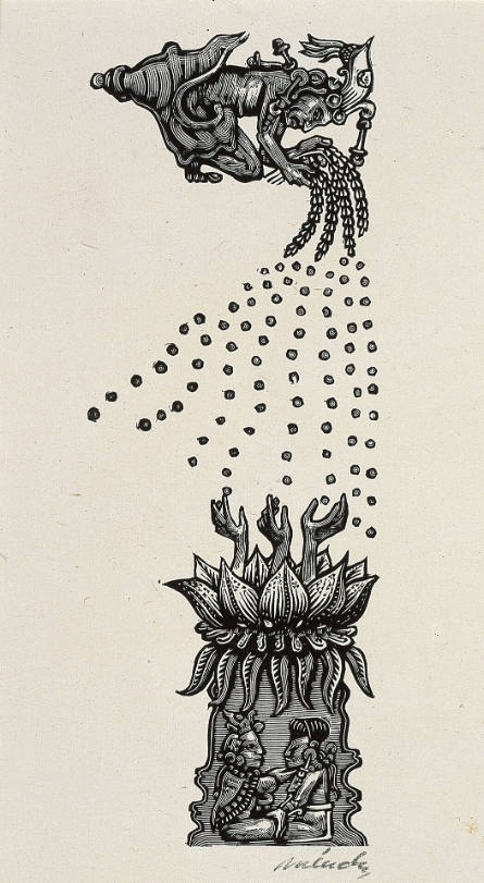 El polen [Pollen], no. 10 from Méndez: 25 Prints