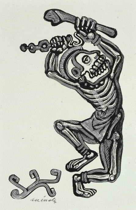 Danza de la muerte I [Dance of Death I], no. 12 from Méndez: 25 Prints