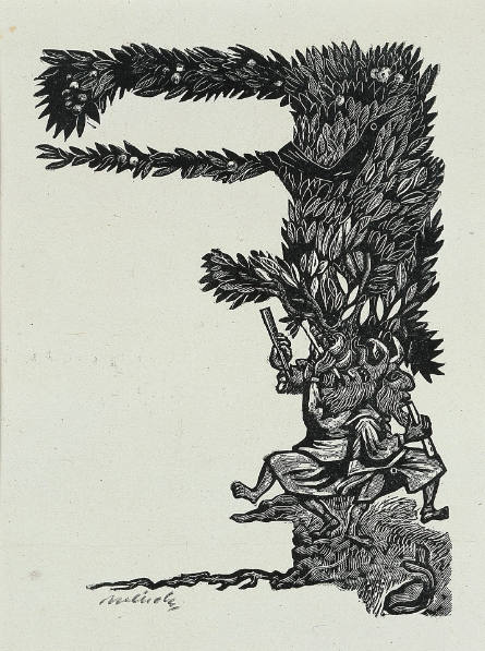 Danza al pie del ciruelo [Dancing at the Foot of the Plum Tree], no. 13 from Méndez: 25 Prints