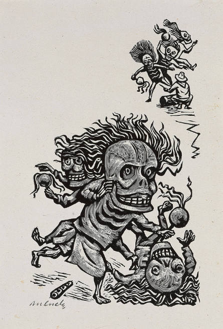 Danza de la Muerte II [Dance of Death II], no. 17 from Méndez: 25 Prints