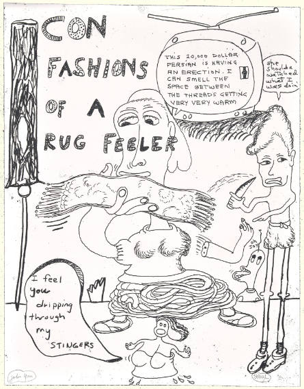 Untitled [Con Fashions of a Rug Feeler], from Two Hours