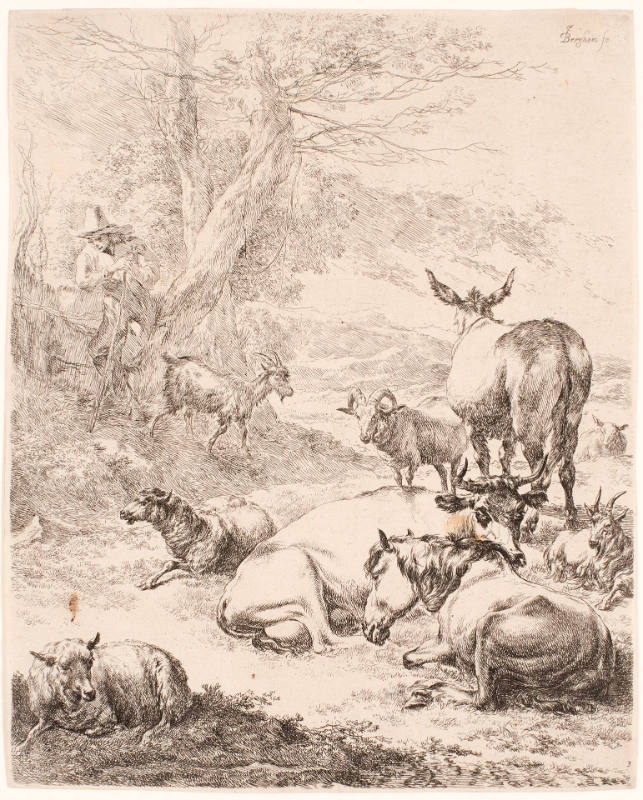 The Herd at Rest, plate 3 from Untitled Series