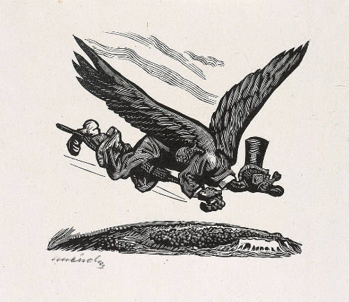 Vuelo para conquistar el mundo [Flight to Conquer the World], no. 8 from Méndez: 25 Prints