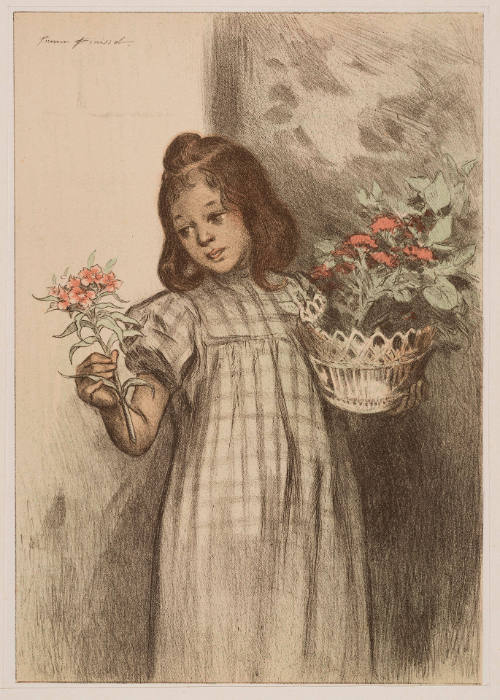 Bouquetière [Flower Seller], from L'Estampe moderne [The Modern Print]