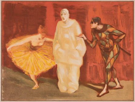 Pantomime, from L'Estampe moderne [The Modern Print]