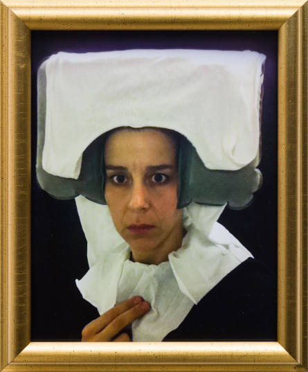 Lavatory Self-Portrait in the Flemish Style #11 ("Seat Assignment" project, 2010-ongoing)