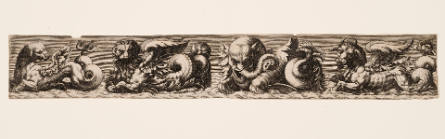 Sea Monster Frieze, after Giovanni Andrea Maglioli