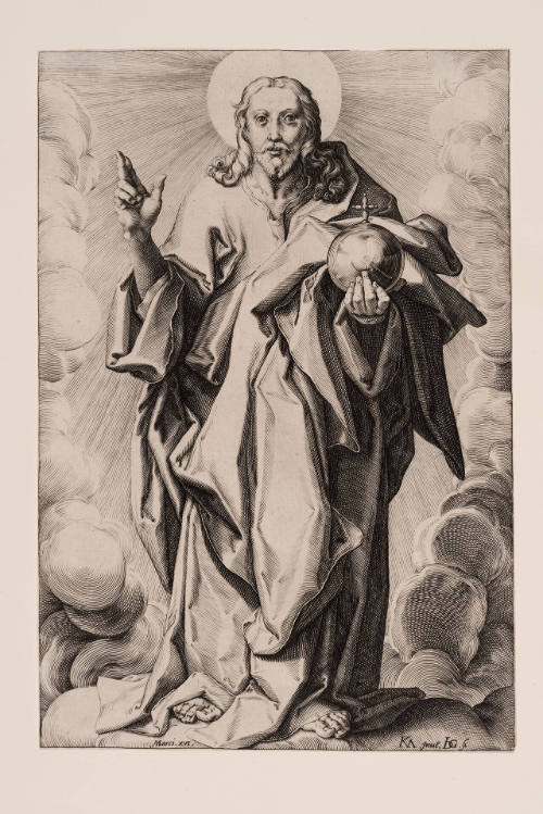 Christ, plate 7, from Christ, The Twelve Apostles and St. Paul with the Creed, after Karel van Mander