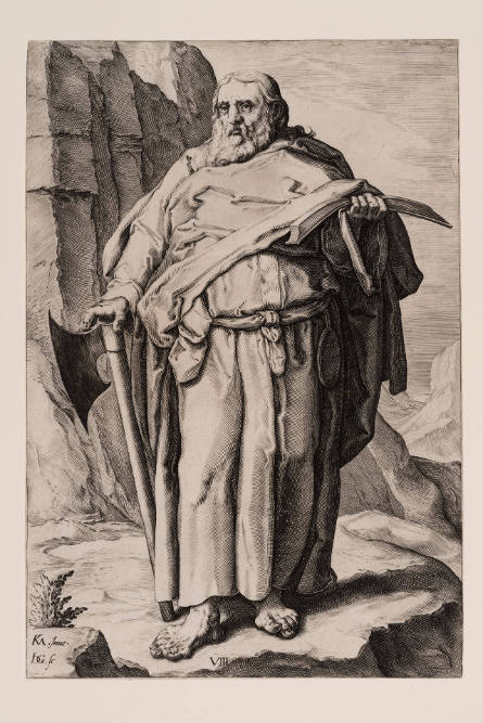 Matthew, plate 9, from Christ, The Twelve Apostles and St. Paul with the Creed, after Karel van Mander