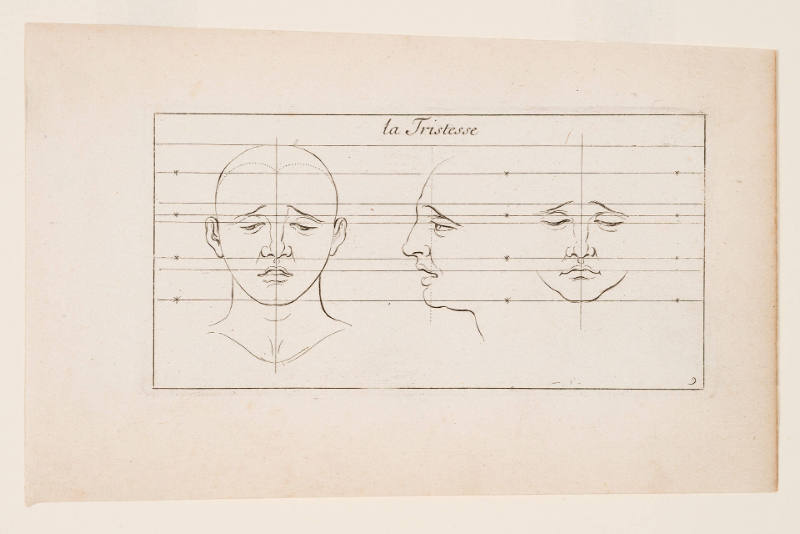 Plate 9 from Caractères des Passions, after Charles Le Brun