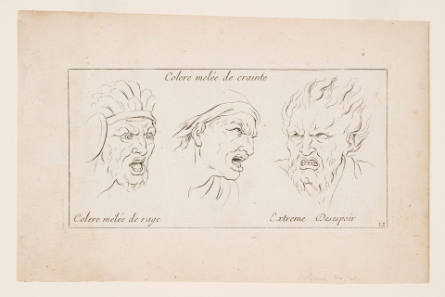 Plate 13 from Caractères des Passions, after Charles Le Brun