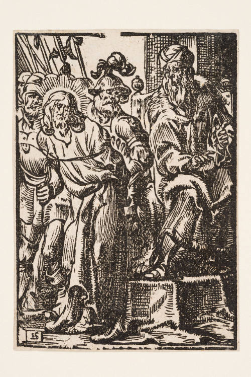 Christ before Pontius Pilate, after Anthonis Sallaert, plate 23 from Perpetua Crux sive Passio Jesu Christi