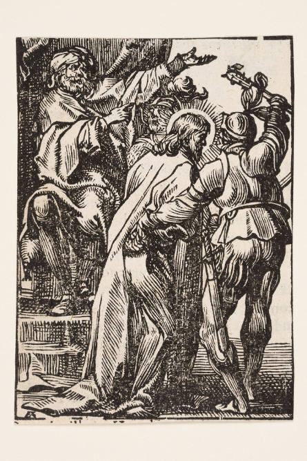 Christ before Herod, after Anthonis Sallaert, plate 24 from Perpetua Crux sive Passio Jesu Christi