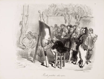 Rats peintres (alias rapins) [Art Students], plate 9 from La Ménajerie Parisienne