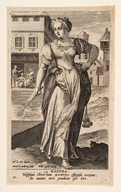 Saint Martha, after Maarten de Vos