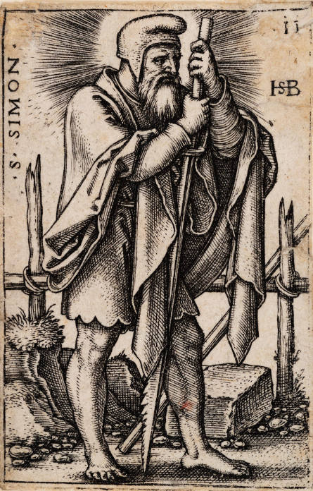 Saint Simon, from The Set of Twelve Apostles