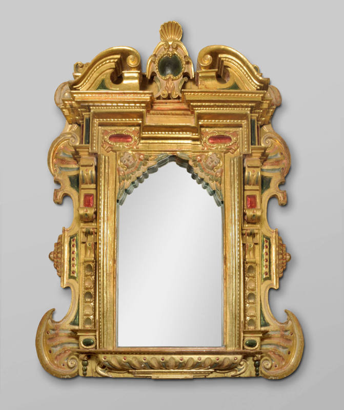 Gilded frame with mirror