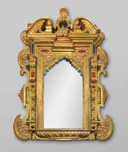 Gilded frame with mirror