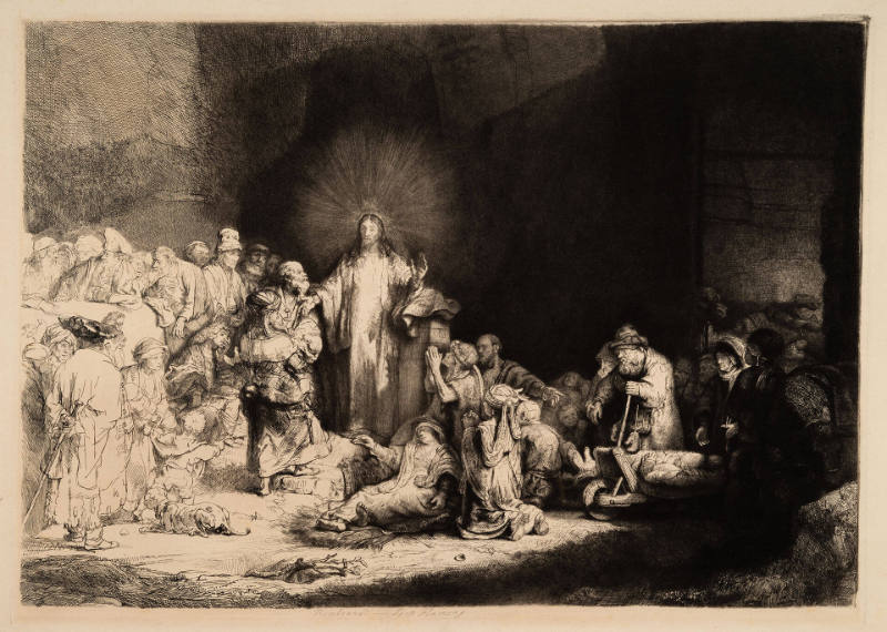 The Hundred Guilder Print, after Rembrandt van Rijn