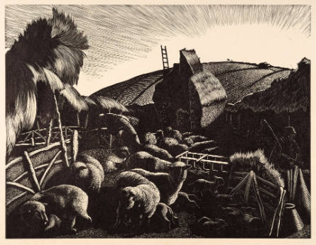 Lambing: January, from The Farmer's Year