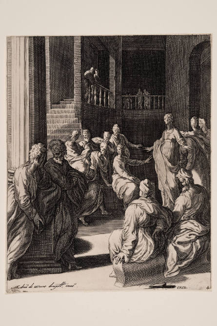 Christ Disputing with the Doctors, from The Life of the Virgin, after Adriaan de Weerdt